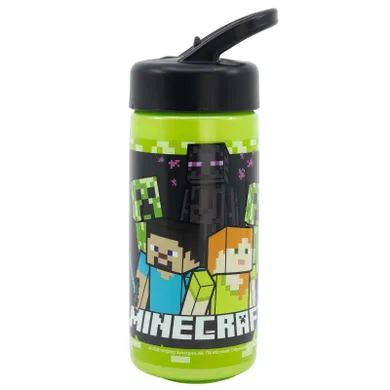 Minecraft, Bidon Playground ze słomką, 420 ml