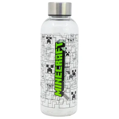 Minecraft, butelka plastikowa na wodę, 850 ml