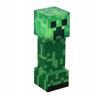 Minecraft, Creeper, lampka nocna, latarka, 18 cm