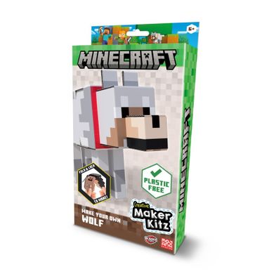 Minecraft, Maker Kitz, Wilk, zestaw kreatywny