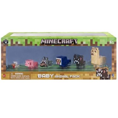Minecraft, młode zwierzątka domowe, zestaw figurek
