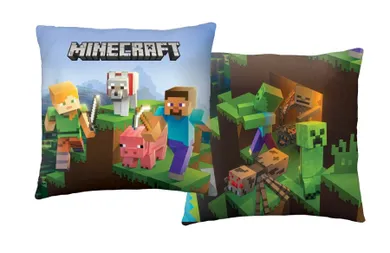 Minecraft, poduszka, 40-40 cm