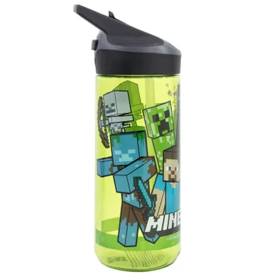 Minecraft, Prem, butelka plastikowa z ustnikiem, ecozen, 620 ml