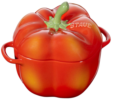 Mini Cocotte Okrągły Papryka Staub 40500-325-0 - Czerwony 470 Ml
