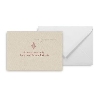 Mini kartka, Urodziny kwiecień