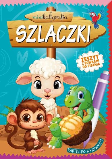 Minikaligrafia. Szlaczki. Zeszyt z rowkami do pisania