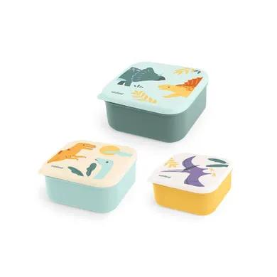 Miniland, lunchbox, Jurassic, 3 szt.