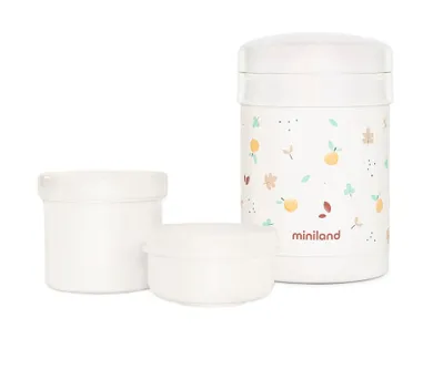 Miniland, Valencia, termos na jedzenie z 2 pojemnikami hermetycznymi, 700 ml