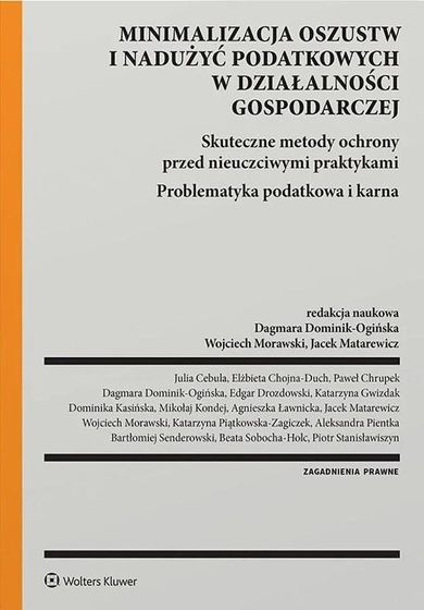 Minimalizacja oszustw i nadużyć podatkowych w działalności gospodarczej