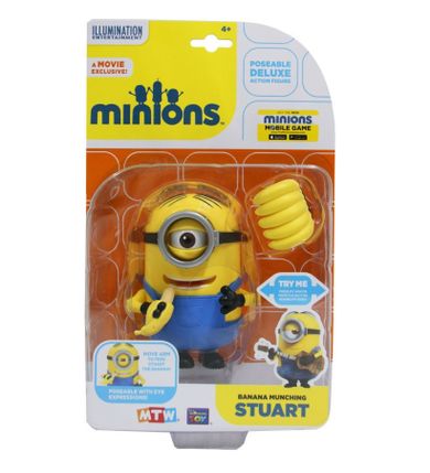 Minionki, Fugurka Minion Stuart z Bananem, 12 cm
