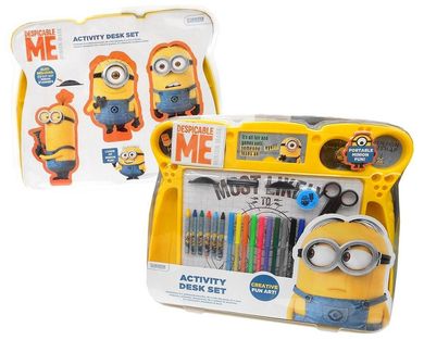 Minionki, kolorowanki z akcesoriami, zestaw artystyczny