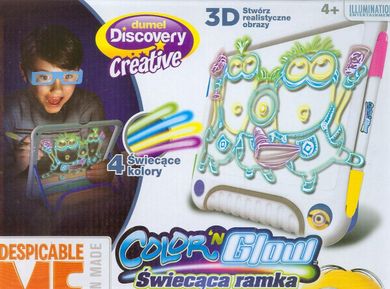 Minionki, Świecąca ramka do projektowania