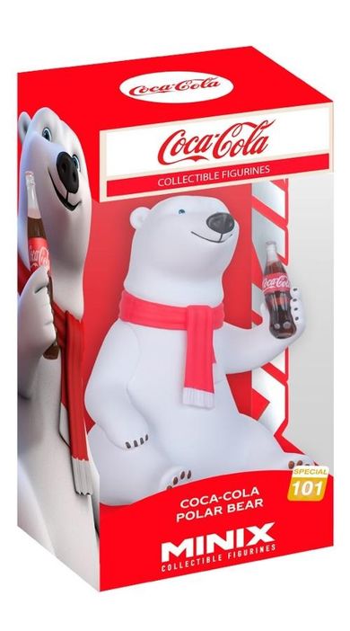 Minix, Coca Cola, Polar Bear, figurka kolekcjonerska
