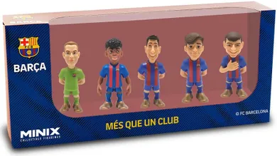 Minix, FC Barcelona, figurki kolekcjonerskie, 5 szt.