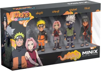 Minix, Naruto Shippuuden, figurki kolekcjonerskie, 4 szt.