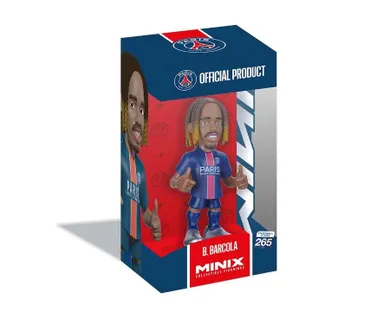 Minix, Paris Saint Germain PSG, Bradley Barcola, figurka kolekcjonerska