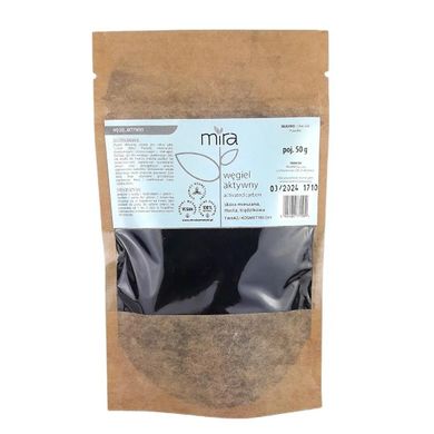Mira, naturalny węgiel aktywny, 50 g