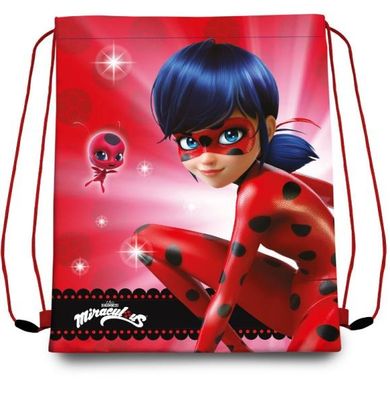 Miraculous: Biedronka i Czarny Kot, Ladybug, worek szkolny, 41 cm