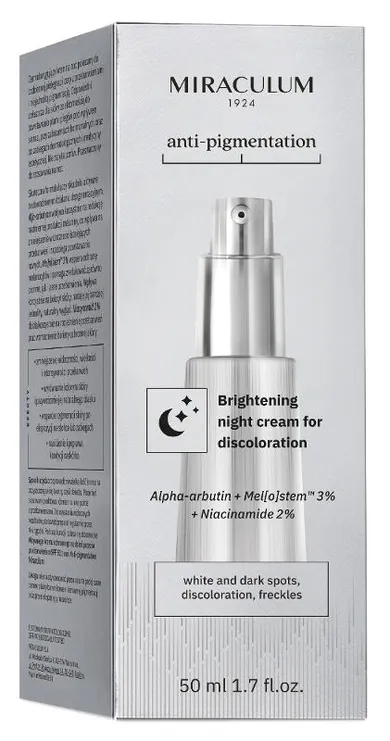 Miraculum, Anti-Pigmentation, krem rozjaśniający przebarwienia, 50 ml