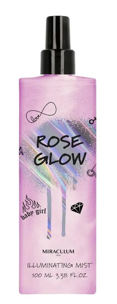 Miraculum, Illuminating Mist, rozświetlająca mgiełka zapachowa dla nastolatek, rose glow, 100 ml