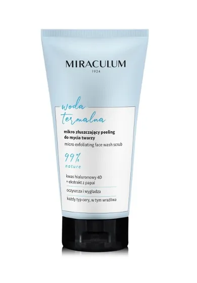 Miraculum, woda termalna, peeling mikro-złuszczający do mycia twarzy, 150 ml