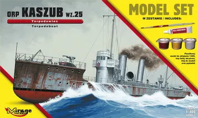 Mirage Hobby, okręt torpedowy ORP KASZUB, model do sklejania