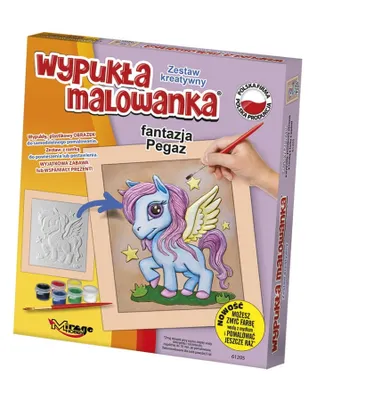 Mirage Hobby, Wypukła Malowanka, zestaw kreatywny do malowania, Fantazja, Pegaz