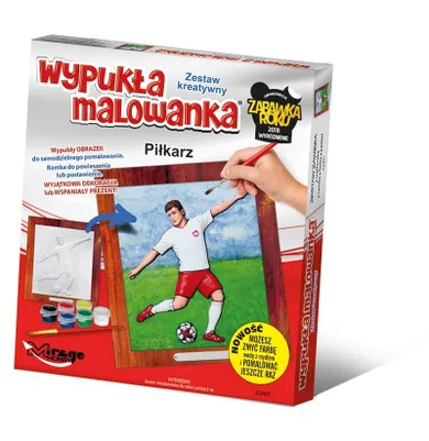 Mirage Hobby, Wypukła Malowanka, zestaw kreatywny do malowania, Sport, Piłkarz