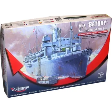 Mirage, M/S Batory Troop Transport-AttackShip, model plastikowy do sklejania