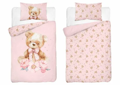 Miś, 2-częściowy komplet pościeli dziecięcej, 100-135 cm