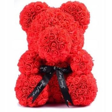 Miś z róż, 25 cm