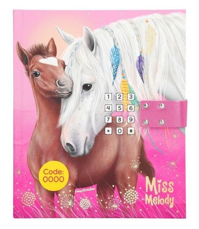 Miss Melody, pamiętnik na kod, różowy