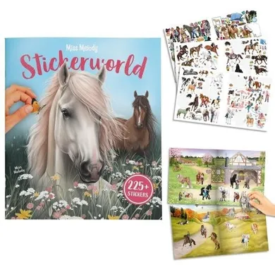 Miss Melody, zestaw keatywny z naklejkami