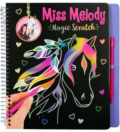 Miss Melody, zestaw Magic Scratch z konikami
