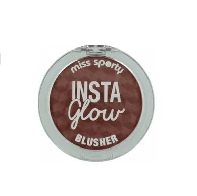 Miss Sporty, Insta Glow Blusher, róż do policzków, 002 Radiant Mocha, 5 g