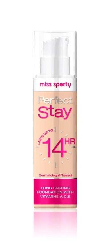 Miss Sporty, Perfect Stay, Long Lasting, długotrwały podkład matujący, 001 Ivory, 27,3 ml