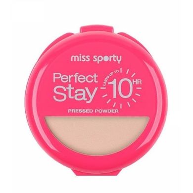 Miss Sporty, Perfect Stay, Pressed Powder, długotrwały puder w kamieniu, 001 Light, 1 szt.