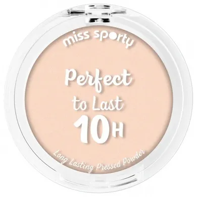 Miss Sporty, Perfect To Last 10H, długotrwały puder w kamieniu, 030 Light, 9 g