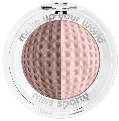 Miss Sporty, Studio Colour Duo Eye Shadow, podwójny cień do powiek, 203 Steam Pink, 2,5g