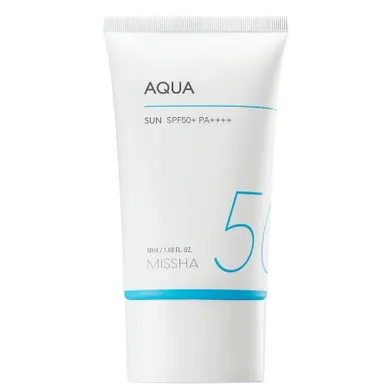 Missha, All Around Safe Block Aqua Sun, SPF50+/PA++++, nawilżający krem przeciwsłoneczny, 50 ml