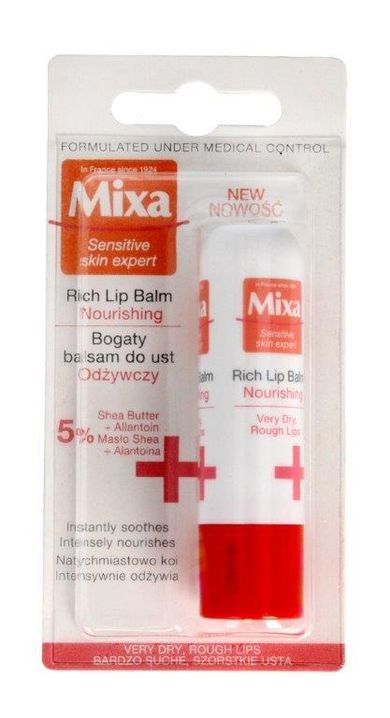 Mixa, bogaty balsam do ust odżywczy, 4.7 ml