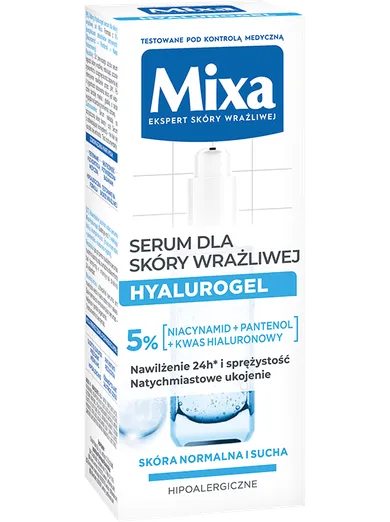 Mixa, Hyalurogel, serum dla skóry wrażliwej, 30 ml