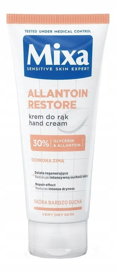 Mixa, lipidowy krem do rąk, regeneracja, 100 ml