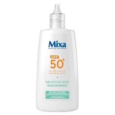 Mixa, matujący ultralekki krem ochronny SPF50 przeciw niedoskonałościomm 40 ml