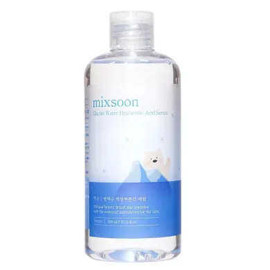 Mixsoon, Glacier Water Hyaluronic Acid Serum, wielofunkcyjny tonik do twarzy z kwasem hialuronowym, 300 ml