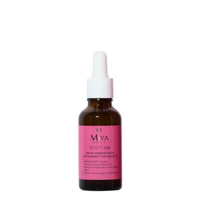 Miya Cosmetics, Beauty Lab, serum wygładzające z kompleksem anti-aging 5%, 30 ml