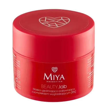 Miya Cosmetics, Beauty.Lab, maska ujędrniająco-odżywiająca z kompleksem wygładzającym 8%, 50 ml