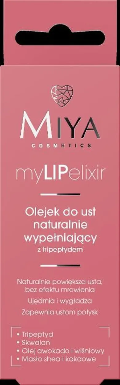 Miya Cosmetics, myLIPelixir, olejek do ust naturalnie wypełniający, rose, 10g