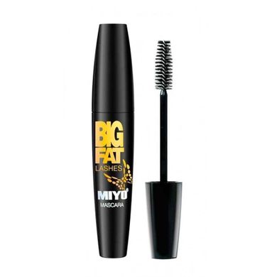 MIYO, Big Fat Lashes Mascara, pogrubiający tusz do rzęs, Black, 10 ml