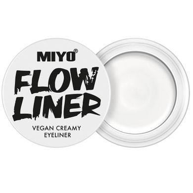 MIYO, Flow Liner, eyeliner w kremie, 02 White Flag, 5g
